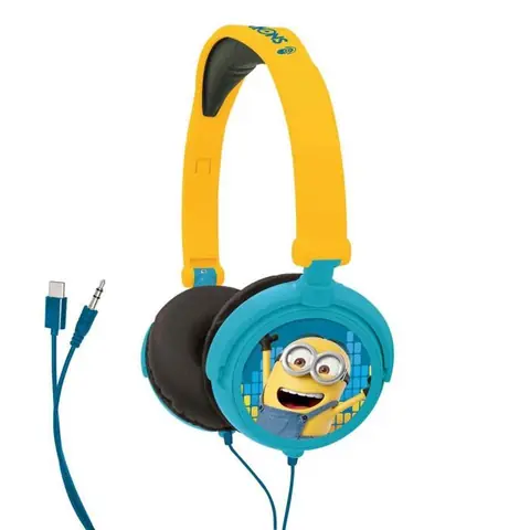 Casque audio enfant Les Minions - LEXIBOOK - Pliable et ajustable - Jaune - A partir de 4 ans