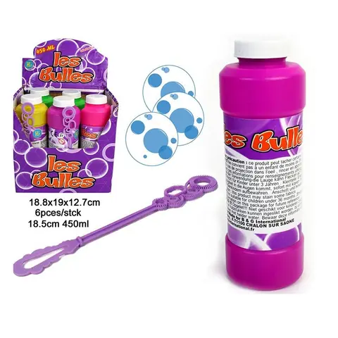 Bulles de savon - SMIFFYS - Grand modèle - 450ml - Utilisation extérieure - Pour enfants