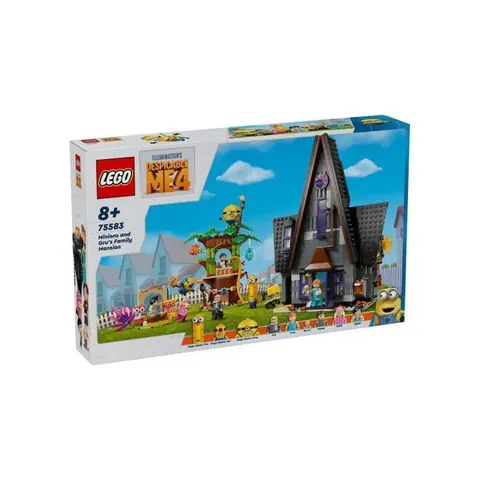 Jouet à construire - LEGO - Moi Moche et Méchant 4 - Manoir familial - 868 pièces - 6 minifigurines