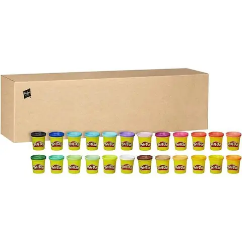 Pâte à modeler Play-Doh - Coffret de 24 pots - 84g - dès 2 ans