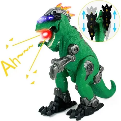 Jouet Dinosaure de Marche Jeu Enfant Jouets Dinosaures avec Lumière LED et Sons Réalistes Jeux Bebe Animal Set Dinosaure