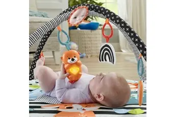 FisherPrice  Mon Tapis d activités 3 en 1 sensoriel  Tapis Bébé  Des la naissance HBP41