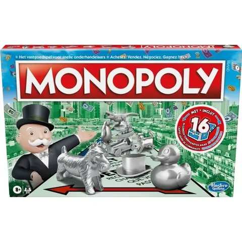 Jeu de société - MONOPOLY - C1009197 - Édition Belgique - 2-8 joueurs - 8+ ans