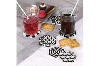 Coffret perles à repasser Sous-verres Géométriques - Perlou