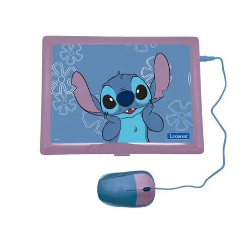 Ordinateur éducatif bilingue Lexibook Stitch avec 170 activités