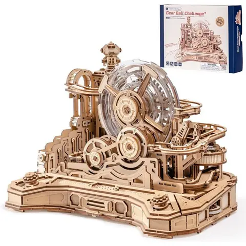 ROKR Puzzle 3D Bois Gear Ball Challenge - Maquette à Construire DIY