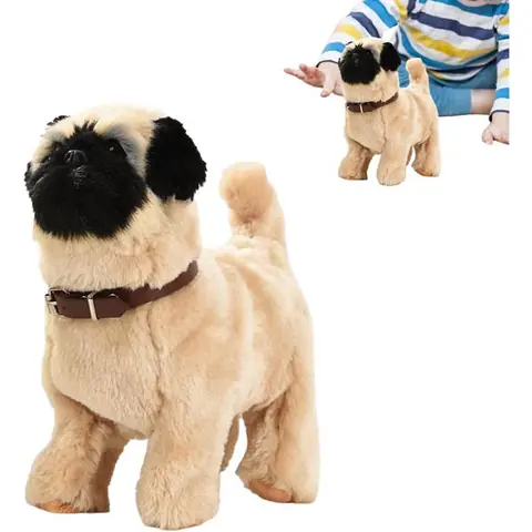 Peluche interactive robotisée - ULISEM - Réactions réalistes - Matériau doux - Antichoc