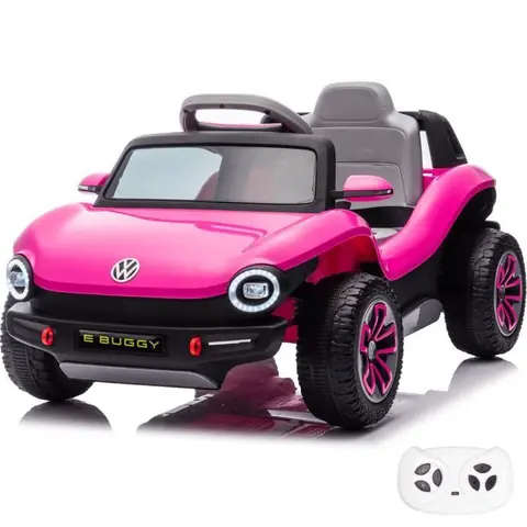 Voiture électrique enfant - R/C Licensed Volkswagen E Buggy Small - Rose - Batterie 12V 45Ah - 2x25W