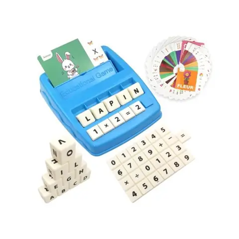 Jeu Éducatif dOrthographe  Jouet à Partir de 3 4 5 ans avec 32 Cartes Flash Jeux dapprentissage des Lettres pour Fille Garçon à