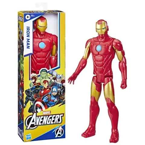 Figurine Iron Man 30 cm jouet Avengers Titan Hero Series pour enfants à partir de 4 ans Marvel
