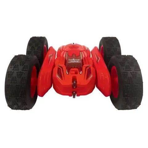 LEXIBOOK - Tumbling Crosslander® Voiture télécommandée rechargeable - Rotation à 360°, conduite sur 2 roues et lumières