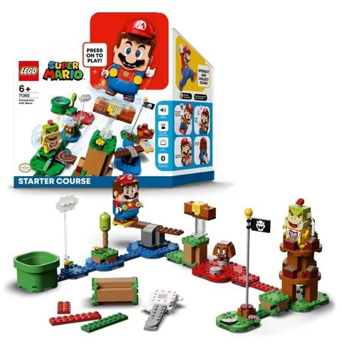 LEGO® Super Mario™ 71360 Pack de démarrage Les Aventures de Mario - Kit de construction (231 pièces)
