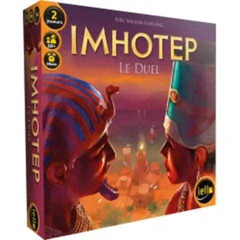 Jeu de société - IELLO - Imhotep-Le Duel - 2 joueurs - 10 ans et + - durée 30 min