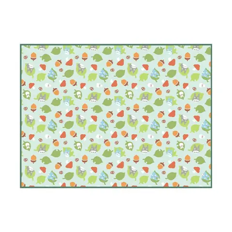 Nappe de pique-nique - MARUSHIN - Ghibli Mon voisin Totoro - Totoro et noisettes - 90x120 cm - Imperméable