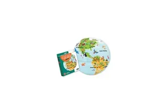 Globe terrestre enfant gonflable Animaux de la nature