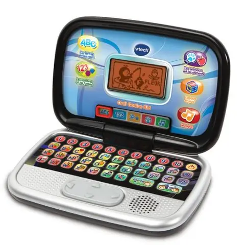 VTECH - Ordi Genius Kid Noir - Ordinateur Interactif Enfant