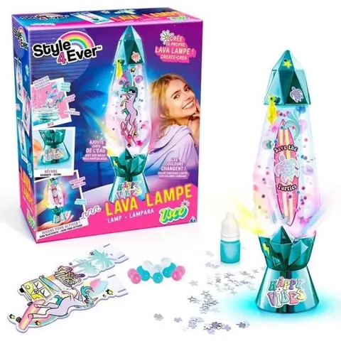 CANAL TOYS - Style 4 Ever - Lava Lampe DIY - La Lampe Tropical VSCO à Décorer - OFG 229