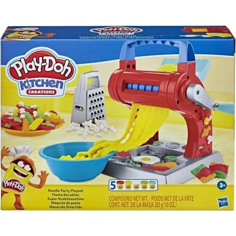 Play-Doh La Fabrique à pâtes 5 couleurs de pâte Play-Doh atoxique Kitchen Creations Dès 3 ans
