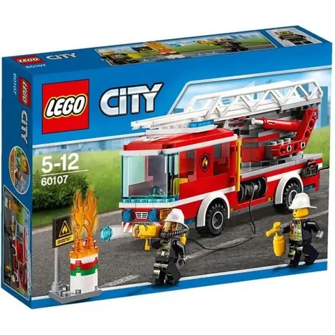 LEGO® City 60107 Le Camion de Pompiers avec Échelle