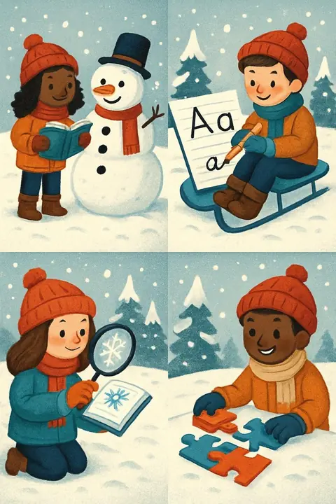 Activités éducatives d’hiver : apprendre en s’amusant durant les journées froides