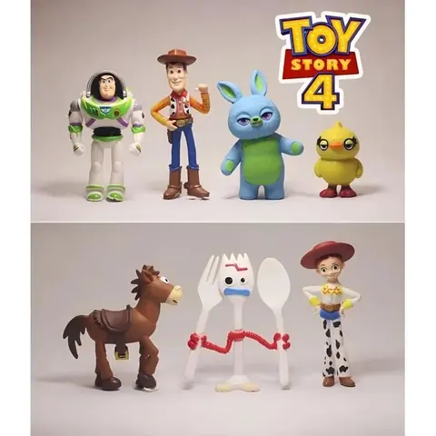 Figurine Toy Story 4 – Disney – Ensemble 7 pièces – Jouets Collection Enfants