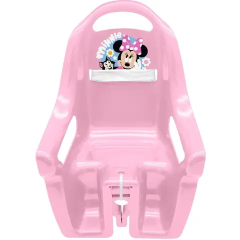 Porte poupée pour vélo enfant - DISNEY - Minnie - Rose
