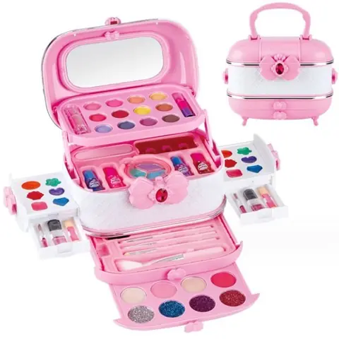 Maquillage Enfant Lavable Maquillage Fille Malette Maquillage Enfant Coffret Maquillage Enfant Filles Cadeau de NoëL