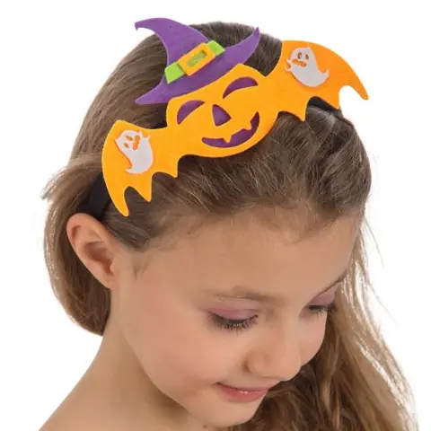 serre-tête citrouille sorcière enfant - carnival toys 06587
