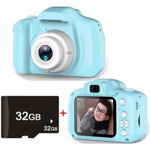 Appareil photo enfant - QJRRX - Appareil Photo pour Enfants - HD 1080p - 32G - Rechargeable