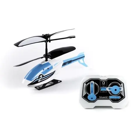 FLYBOTIC - Air Stork - Hélicoptère Télécommandé 18 cm - Technologie infrarouge 2 canaux vol intérieur - 10 ans et +