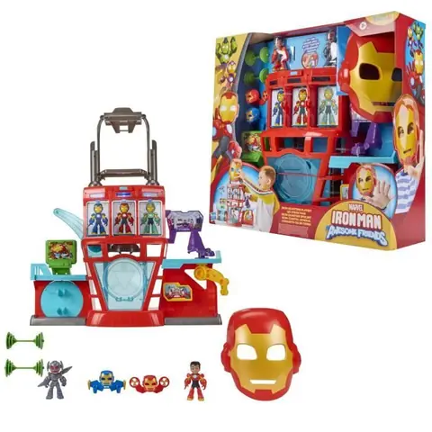 QG dIron Man coffret électronique pour enfant Marvel Iron Man and his Awesome Friends dès 4 ans