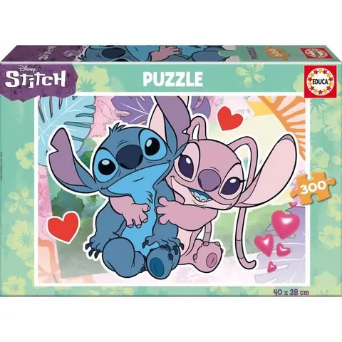 Puzzle de 300 pièces Stitch 40 x 28 cm Recommandé de 6 Ans Disney 19964 Educa
