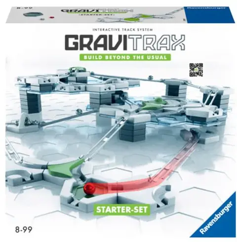 GraviTrax Starter Set - Jeu de construction STEM - Circuit de billes créatif - Ravensburger - 122 pièces - dès 8 ans