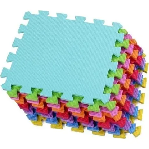 Tapis de jeu - MEDIA WAVE STORE - Puzzle Coloré - 40 Pcs - 30x30 cm - Mousse EVA