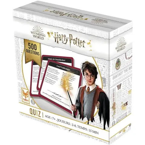HARRY POTTER QUIZZ 500 - Jeu de société - TOPI GAMES - 2 à 8 joueurs - Dès 7 ans