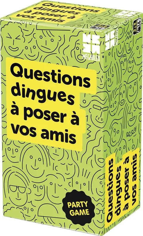 Jeu d’ambiance Megableu Questions dingues à poser à vos amis