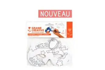 masques a decorer carton theme cosmo