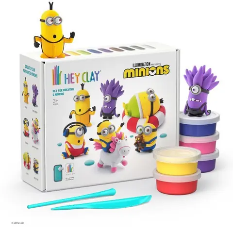 Pâte à modeler - TOMY FRANCE - Minions - 15 pots - Multicolore - Sèche à lair