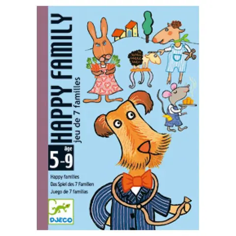 Jeu de 7 Familles - DJECO - Happy Family - 42 cartes - 7 familles - 7 métiers