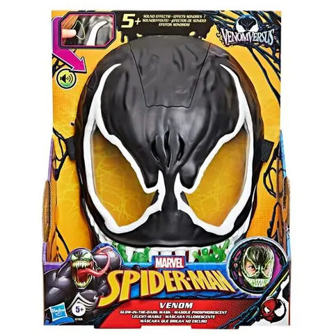 Masque de déguisement phosphorescent de Venom Spider-Man Marvel VenomVersus