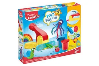 Pate a modeler - 4 pots et 12 accessoires