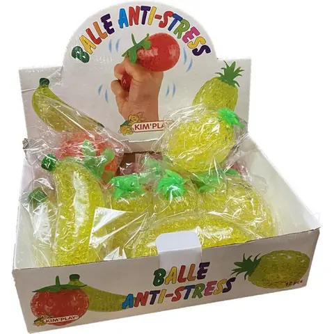 Fruit Squishy - KIMPLAY - COU12481 - Multicolore - 12 pièces - Développement sensoriel