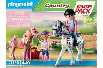 Country 71259 Starter Pack Cavaliers et chevaux