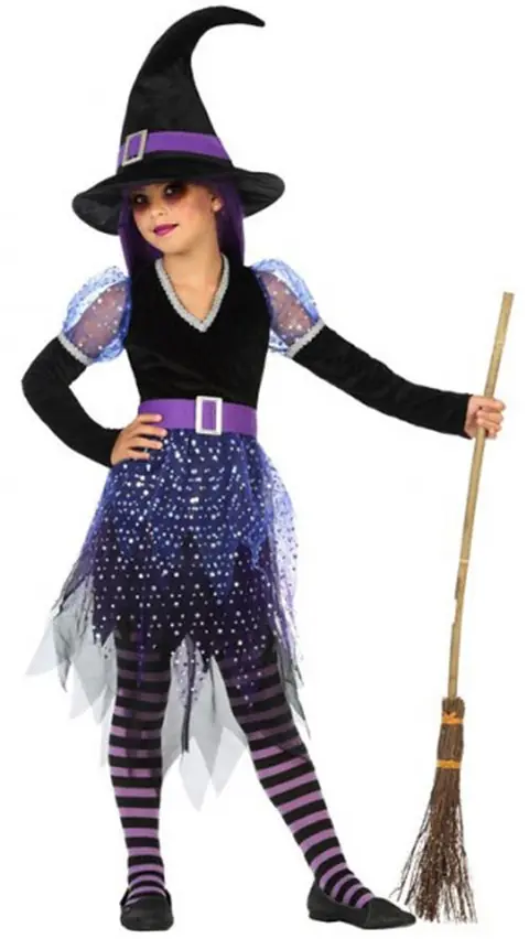 Déguisement Sorcière - Enfant - 5/6 ans (110 à 116 cm) ATOSA