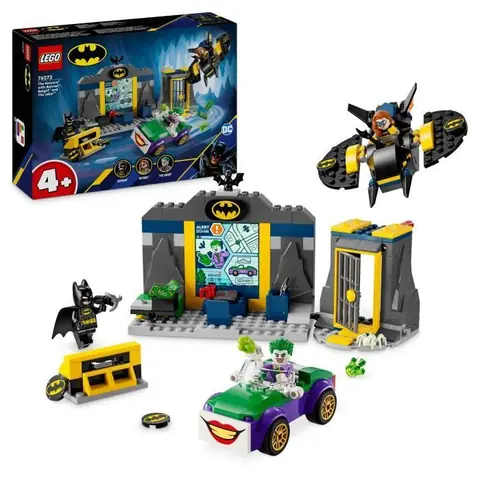 LEGO® Super Heroes DC 76272 La Batcave avec Batman Batgirl et Le Joker - Set d’aventures