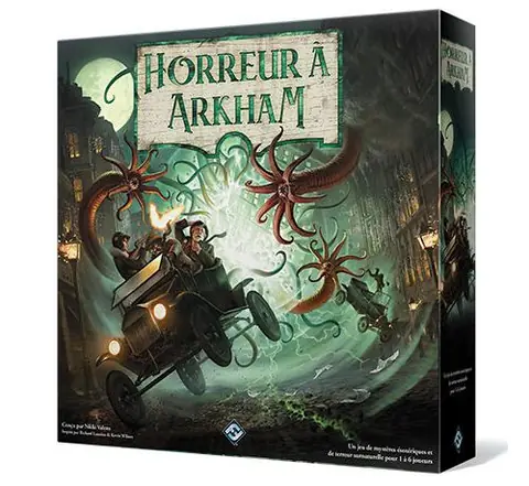 Asmodee Horreur à Arkham 3e Édition, boîte de base stratégique