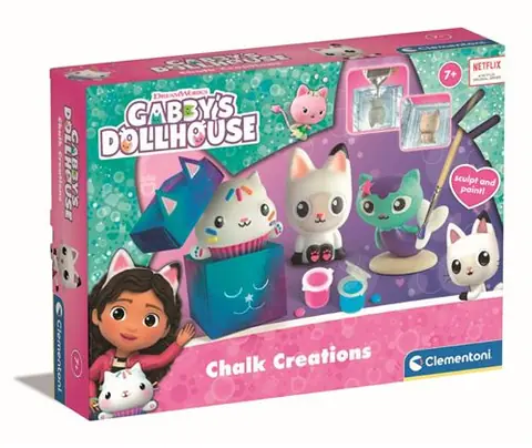 Jeu créatif Clementoni Créations en plâtre Gabby's Dollhouse