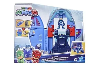 Set de jeu Pyjamasques Spatio-totem 2-en-1 quartier général et  Chat-Bolide