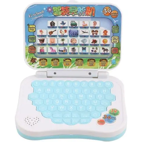 Ordinateur portable - Apprentissage éducatif - Langues - Alphabet
