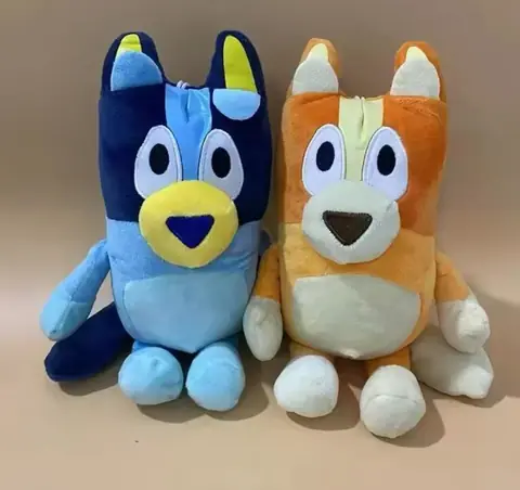 Peluche - Bluey - Bingo - 28 cm - Coton - Cadeau enfant